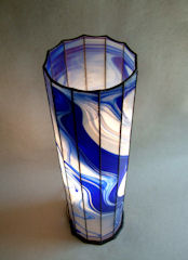 Säulen Lampe im Stil Blauer Salon 2, 11 Fotos