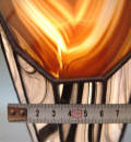 Lampe HighWhite, Detail des Achates mit Maßband