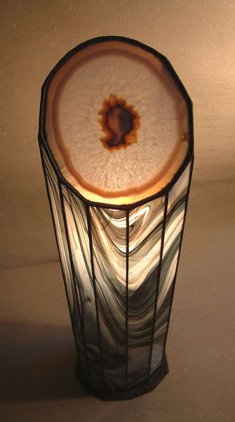 Lamp Central Agate, on 
