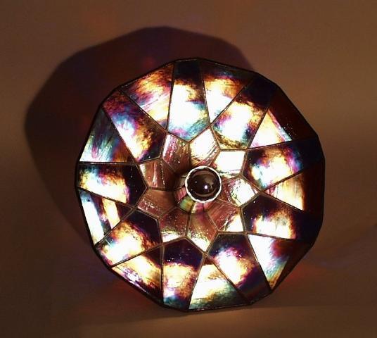 die leuchtende Reflektor-Lampe-Variation-Bunt 3 voll hinein fotografiert