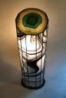lighted Lamp Greenstone seen from steep above 